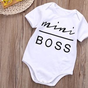 Mini boss onesie